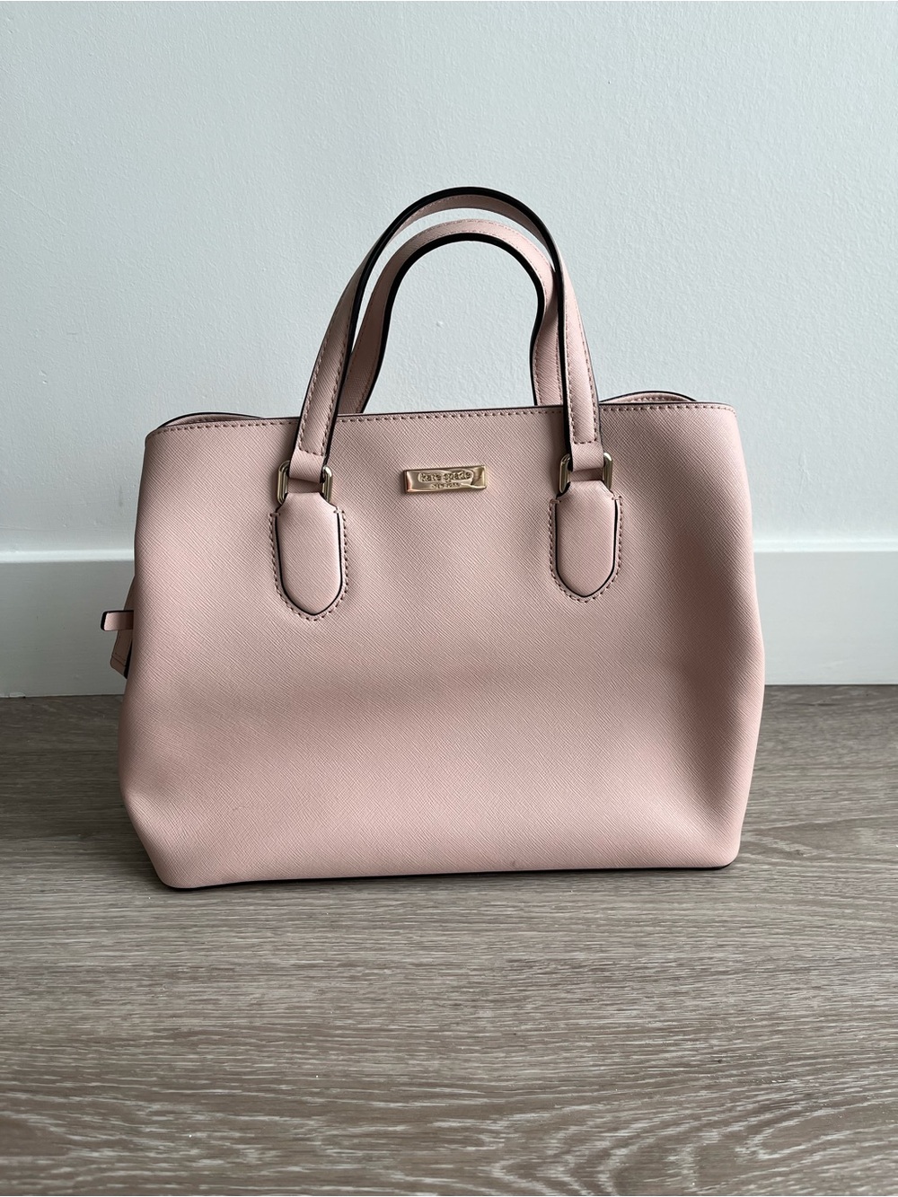 Kate Spade Pink Saffiano Leather Crossbody Purse